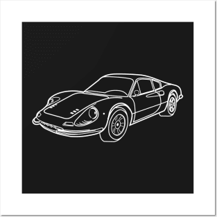 Ferrari Dino 246 GT Posters and Art